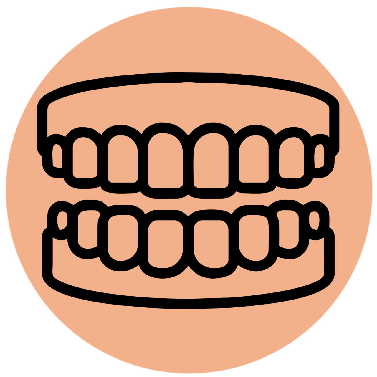 Ícone de Bruxismo e Disfunção da Articulação